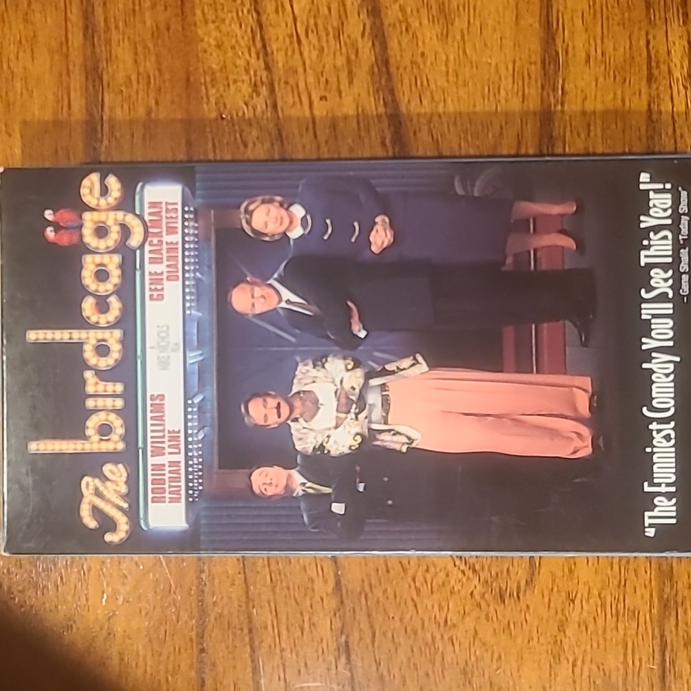 The Birdcage VHS TAPE Featuring Robin  Williams